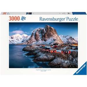 Ravensburger - Puzzle 3000 Pezzi Hamnoy | Puzzle Per Adulti | Per Tutta La Famiglia | Con Una Misura Di 121x80 Cm | Regalo Adulti