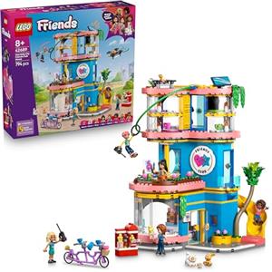 LEGO Friends Casa dell'Amicizia di Heartlake City - Giocattolo Miniatura da Costruire con 5 Mini Bamboline, 3 Animali Domestici tra cui un Gatto e Accessori - Regalo per Bambine da 8 Anni in su 42689