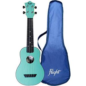 Flight, 4-String Travel Series Soprano Ukulele, Light Blue (TUS-35LB)