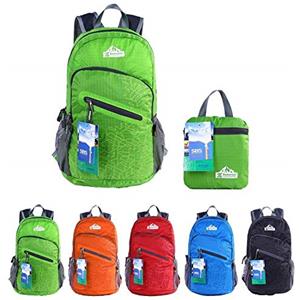 EGOGO Multifunzione Zaino Trekking Pieghevole Peso Leggero Daypack Per Sportivo Outdoor Campeggio Alpinismo Arrampicata Viaggi S2212 (Verde)