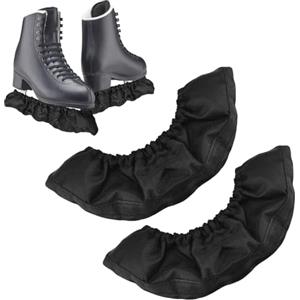 NAROSEBE Calze per Pattini da Ghiaccio Paio Skate Cover Copri Lame di Pattini Elastiche Proteggilama di Hockey Nero Proteggi Lame per Pattini da Ghiaccio per Taglie dei Pattini 31~34 Size Donna Uomo