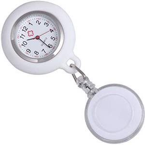 ULTECHNOVO Orologio da tasca per infermieri, medici, bianco