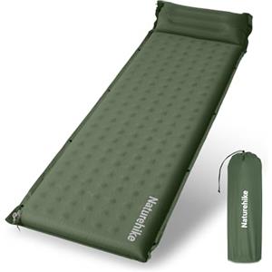 Naturehike Materasso ad aria autogonfiante con cuscino, leggero, per attività all'aperto e viaggi, gonfiabile e comodo