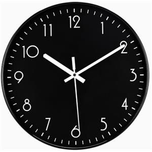 DIYZON Orologio da Parete Moderno, 30 cm Orologio Silenzioso ed Elegante, Movimento al Quarzo a Batteria, Facile da Guardare, Molto Adatto per Arredare Camere da Letto e Cucine Scuola e Ufficio