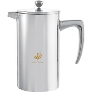 VIA CREMA FRENCH PRESS 800/1000 ml Glass/Stainless steel (acciaio inox, 800 ml/27 oz)
