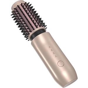 Leeko Thermal Brush Senza Fili, Spazzola Arricciacapelli da 40mm,4 Temperature Lisciante Senza Fili, Pettine Spazzola Termica per Capelli (oro)