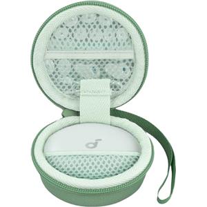 Khanka per Anker Soundcore Sleep A20 A30 auricolari - Custodia rigida da trasporto, Caso da viaggio compatibile con Soundcore A20 A30 Sleep A6611 (solo custodia)(Verde menta)