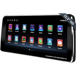 ATOTO 12,3" Autoradio Bluetooth CarPlay e Android Auto Wireless, Compatibile con BMW X5 E70 CCC (2008-2009), Mantiene Tutte le Funzionalità Originali, Navigatore Auto, DriveChat AI, 2 BT, 4G LTE