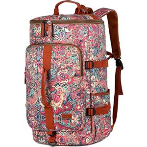 Baosha Zaino da donna multicolore Duffle Hybrid Weekender da viaggio, zaino da trekking, zaino per computer portatile, per viaggi, sport all'aria aperta, HB-26, H, Rucksack