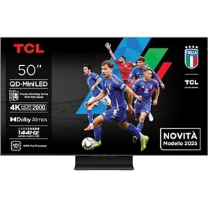 TCL 50C79K GOOGLE TV QD-MiniLED 50 144HZ Bang & Olufsen BASE CENTRALE