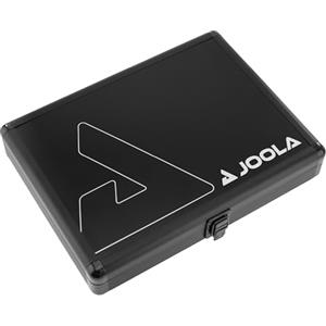 JOOLA Baule Bat Case Valigetta in Alluminio per 1 Racchetta da Tennis da Tavolo e 3 Palline da Ping-Pong, Nero, 29x22x5.5cm