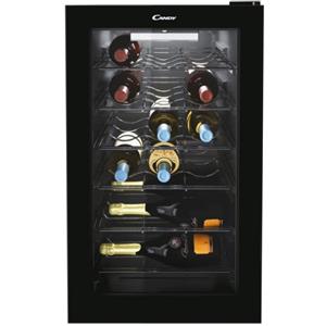 Candy CWC021M/NF Cantinetta vino con compressore Libera installazione Nero 21 bottiglia/bottiglie