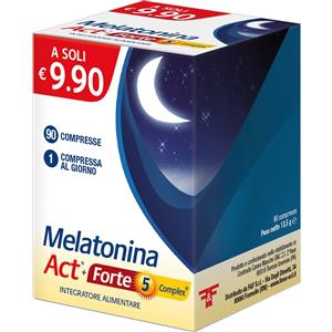 F&F SRL MELATONINA ACT 1MG + MELATONINA ACT Forte 5mg Complex 90 compresse