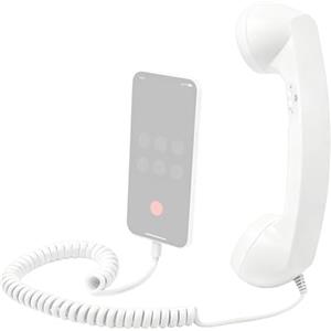 Generico Cornetta Telefonica Retrò - ABS 20x6x3 Cm | Ricevitore Per Cellulare Novità 2026 | Microfono Vintage Per Ufficio, Viaggio, Cucina, Comodino, E Scrivania