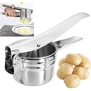 Valink - Schiacciapatate in acciaio inox, per frutta e verdura, per spremiagrumi, per la pulizia facile, utensili da cucina per uso domestico, 27 x 9 x 10 cm