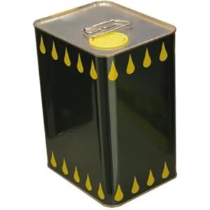 EffeDecor Lattina Latta Bidoni Olio Vuota in Banda Stagnata con Tappo a Chiusura Ermetica Incluso Ideale per Contenitore Olio Extravergine Manico in Metallo 1/2/3/5/10/20 Litri (3 L, 1)