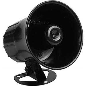 VBESTLIFE Sirena di allarme a clacson, VBESTLIFE 12 V 115 db, cablata, 1 tono, di allarme antifurto per interni/esterni, per casa, ufficio, negozio di sicurezza