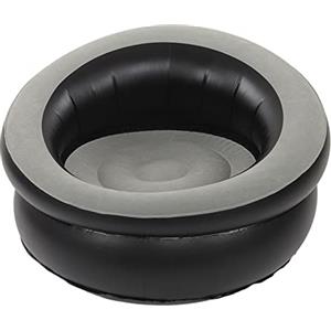 TOWEBOORY Sedia Gonfiabile, Divano Gonfiabile da Campeggio Divano ad Aria Portatile Poltrona Gonfiabile da Esterno per Soggiorno, Camera da Letto, Ufficio, Balcone, Viaggio, Picnic (Grigio)