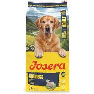 JOSERA Adult Large Optiness Agnello e riso (1 x 12,5 kg), cibo secco di alta qualità per cani adulti | riduzione delle proteine | senza grano | preziosi acidi grassi | crocchette XL contro imbracature