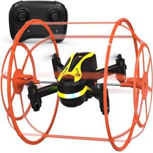 Morlyrctooy M17 Quadricottero RC per Principianti Mini Drone con Copertura Protettiva Modalità Terra-Aria Droni Indoor and Outdoor Capovolgimento 3D Modalità senza Testa Operazione con Un Tasto Regalo