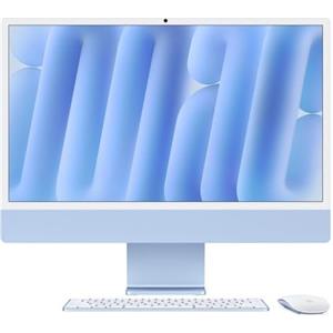Apple iMac da 24 pollici con display Retina 4.5K: chip M4 CPU a 10 core e GPU core, 16GB, SSD 256GB - Blu 24-inch imac with retina 4.5k 1 16gb 256gb ssd blue