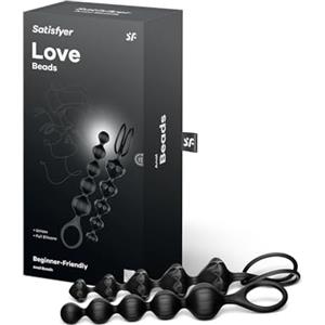 Satisfyer Love Beads Catena Anale | Plug Anale per Uomini e Donne | Giocattolo sessuale con Stimolazione della Prostata | Butt Plug con Forma ascendente | Sex Toy Set da 2 Pezzi