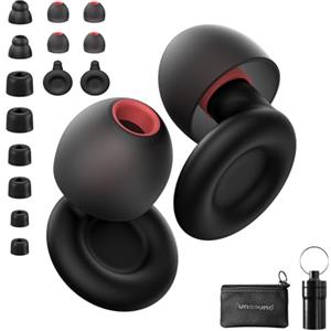 FUNSOUND Tappi Orecchie FUNSOUND per Dormire, Lavoro, Viaggiare, Concentrarsi, Riutilizzabile 7 Paia Tappi Orecchie - (SNR) 27dB Riduzione Rumore, NRR de 24dB