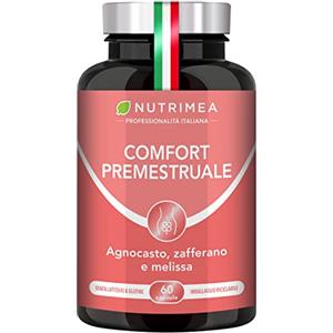 Plastimea Comfort Premestruale | Integratore per Ciclo Mestruale e SPM | Agnocasto, Zafferano e Melissa | Con Magnesio e Vitamina B6 | Contrasta Sintomi Fisici e Emotivi | 60 Capsule IT