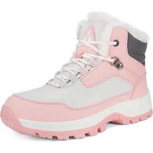 Mishansha Stivali Donna Invernali Scarpe da Escursionismo Antiscivolo Scarponi Trekking Rosa 36 EU