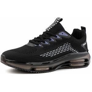 Hitmars Scarpe Running Uomo Sportive Scarpe da Ginnastica da Uomo Sneaker da Corsa Camminata Fitness Jogging Comode Outdoor Nero 42