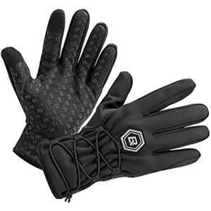 ROCKBROS Guanti da Ciclismo Invernali Uomo Donna, Guanti Lunghi Caldi Traspiranti Touch Screen, Guanti Sportivi Antivento per MTB, Bicicletta, Corsa, Guida, Escursionismo, Arrampicata, Sci