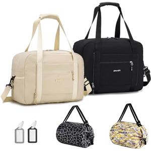 SPAHER 2X Borsone da Viaggio British Airways 40x30x15 Bagaglio a Mano Borsone Palestra Sportiva Grande 20L Donna Uomo Impermeabile Borsa da Viaggio Piscina Fitness on Tasca Umida Travel Bag