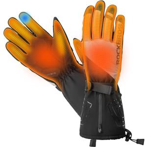 ROCKBROS Guanti da Ciclismo Riscaldati, Guanti Invernali, Guanti Termici, Adatto per Sci Ciclismo Moto, con Touchscreen, per Donna Uomo, M-XL