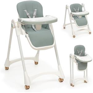 Interbaby | Seggiolone Practic Evolutivo pieghevole per bebé da 6 a 36 mesi, massimo 20 kg, alluminio, schienale regolabile in 3 posizioni, gambe e vassoio regolabili, cintura di sicurezza.