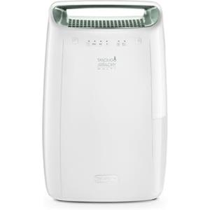 De'Longhi Tasciugo AriaDry - Deumidificatore Casa Portatile con Sistema di Filtrazione a 3 Azioni, Assorbi Umidità 12L/Giorno, Asciugabiancheria, Antimuffa, Bassa Rumorosità, Bianco (DEX212SF)