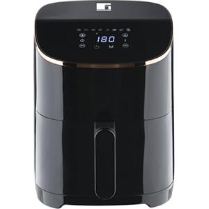 BERGNER Copper - Friggitrice ad aria 4,8 litri - Potenza 1300 W - Timer 30 minuti - Temperatura regolabile - Contenitore rimovibile - Rivestimento antiaderente - Airfryer sicuro al tatto