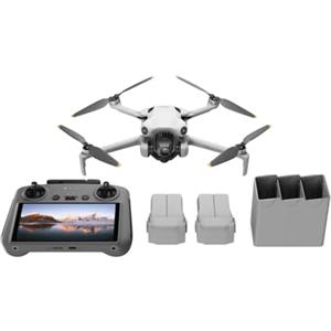 DJI Mini 4 Pro Fly More Combo con DJI RC 2 (radiocomando con schermo), mini drone con telecamera, meno di 249 g, autonomia di volo di 34 minuti, 2 batterie extra, C0