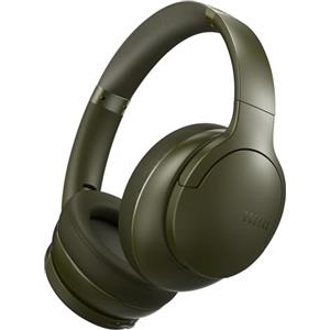 DOQAUS Cuffie Wireless Bluetooth Over Ear,90 Ore Di Riproduzione,Cuffie Senza Filo 3 Modalità EQ,Suono Stereo HiFi Microfono Incorporato,Cuffie Bluetooth 5.3 per Viaggio/Telefono/PC,verde scuro