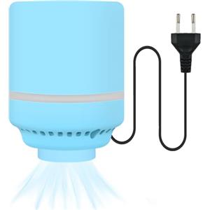 vicihoho Pompa Elettrica Portatile per Conservazione Casa, Pompa Sottovuoto da Viaggio, 220V 25W 4kPa per Abbigliamento, Biancheria, Stagionale, Compatta Risparmio Spazio 1 Pezzo Blu