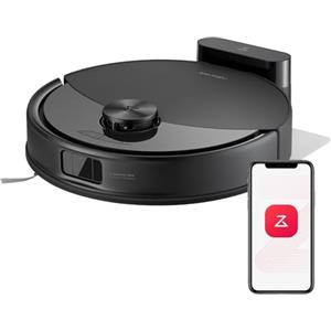 roborock Q10 S5 Robot Aspirapolvere, 10.000Pa, Panno Sollevabile, Pulizia VibraRise 2.0(3000 volte/min), Anti-groviglio, Evitamento degli Ostacoli, Strategie dei Tappeti, Controllo APP, Nero