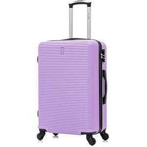 CELIMS - Valigia Media 20 kg Rigida Leggera | Valigia da Stiva 65cm Donna | Lucchetto Integrato | ABS | Trolley Medio 65cm con 4 Ruote | Viola