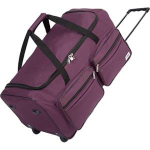 MONZANA® Borsa da Viaggio XL con Ruote 85L Funzione Trolley Manico Telescopico 70x36x34cm Bagaglio Grande Morbido
