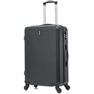 CELIMS - Valigia Media 20 kg Rigida Leggera | Valigia da Stiva 65cm Donna | Lucchetto Integrato | ABS | Trolley Medio 65cm con 4 Ruote | Nero