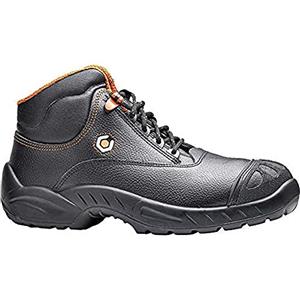 Base Protection Prado Scarpa Antinfortunistica, da Uomo e Donna, Nero/Arancione, Taglie 46