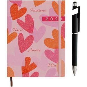 ICE TOYS Agenda 2026 12 mesi formato A6 in italiano con la penna adatto regalare compleanno natale (2026-12, A6)