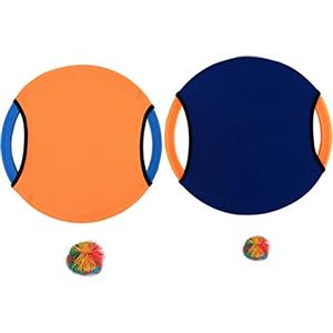 BESPORTBLE Trampolino Racchetta e Palla Gioco di Rimbalzo Disco Volante Lancio e Presa Set di Palline per Sport all Aperto per Adulti e Ragazzo Ragazza