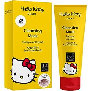 GESKE x Hello Kitty | Maschera detergente | Da applicare con la maschera sonica effetto caldo e freddo GESKE | Purificante e idratante per uomo e donna | Formula vegana non testata sugli animali