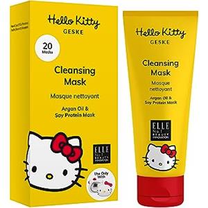 GESKE x Hello Kitty | Maschera detergente | Da applicare con la maschera sonica effetto caldo e freddo GESKE | Purificante e idratante per uomo e donna | Formula vegana non testata sugli animali