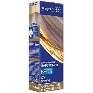 Vips Prestige | Tintura per Capelli Semi Permanente e Toner Bagno di Colore Alba Ghiacciata 03 | Senza Ammoniaca e Perossido | Con Olio d'Oliva, di Macadamia e di Ricino | Idrata e dona lucentezza