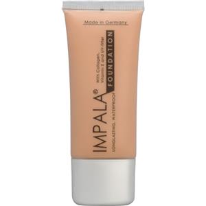 Impala - Fondotinta a Lunga Durata Colore 04 | Fondotinta Coprente Waterproof | Trucco Impermeabile | Collagene e Vitamina E | Base Trucco con Protezione Solare | Filtro Luce UV